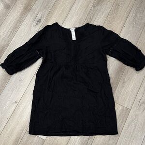 Tommy Bahama Black Boho Tunic Dress